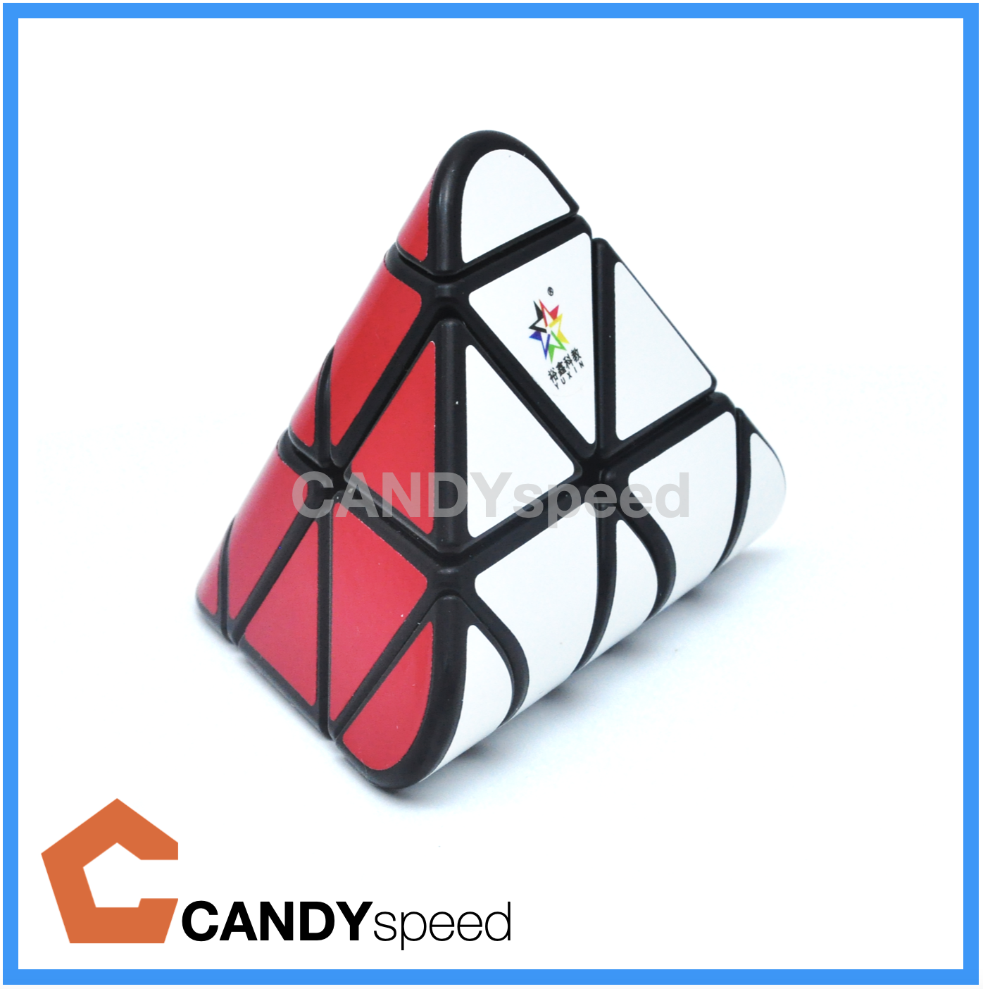 รูบิค Cube YuXin Round Pyraminx Black | by CANDYspeed