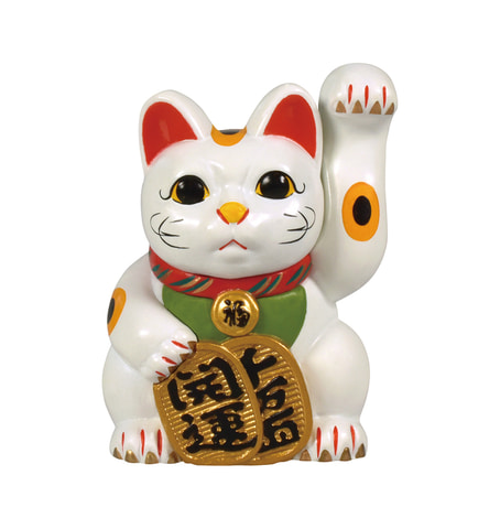 โมเดลแมวกวักนำโชค Maneki Neko Miniature Collection ขนาดสูงประมาณ 5 ซม. ของแท้จาก Manekineko Museum มี 5 แบบให้เลือก