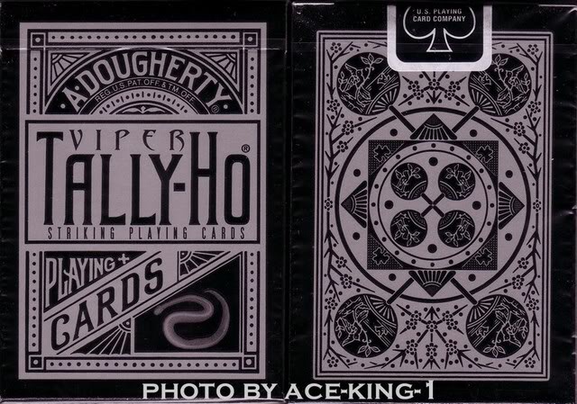 ไพ่ Tally Ho รุ่น Black Viper (Fan Back)