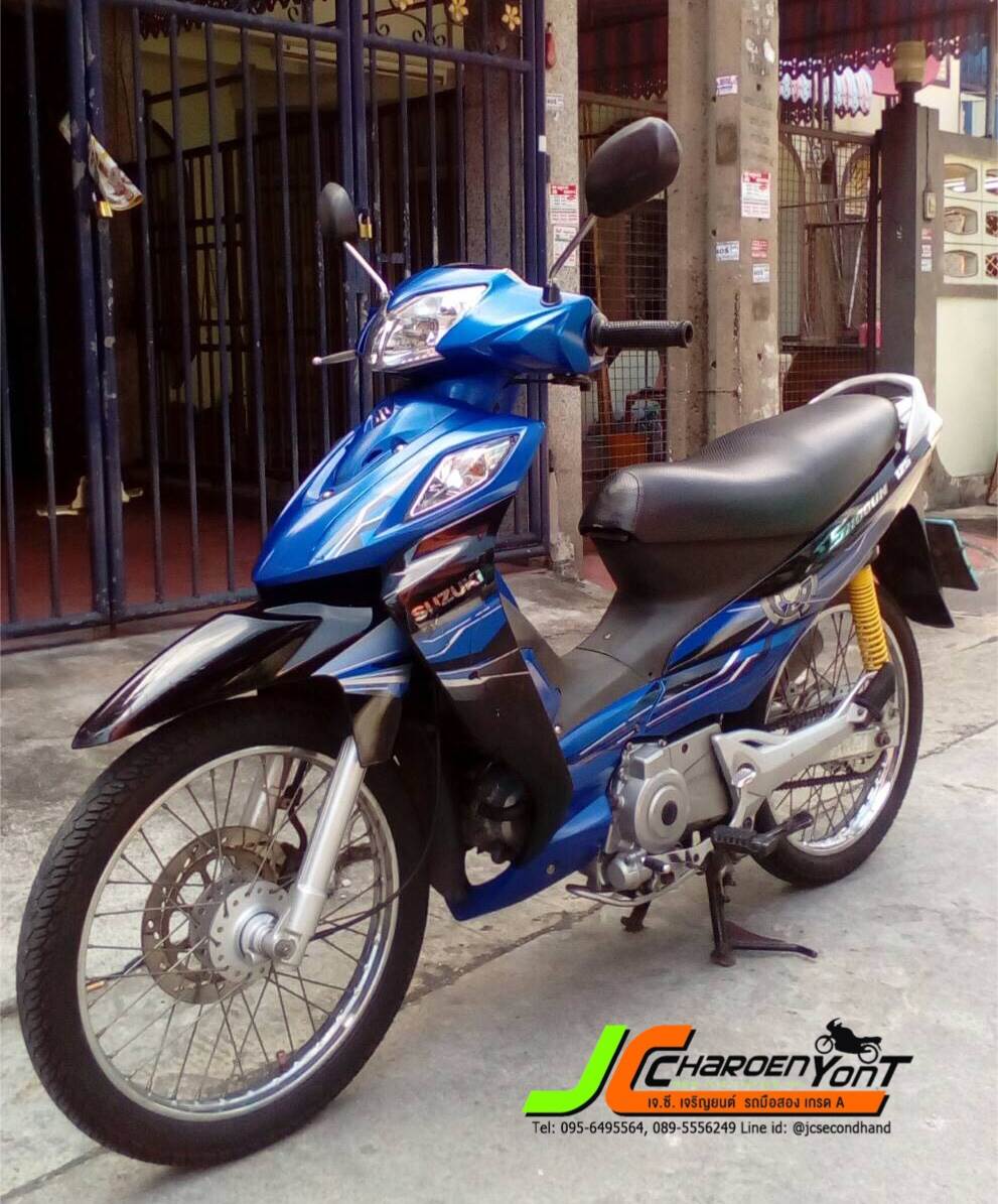 ''รถมือเดียวขายตามสภาพราคาสบายกระเป๋า" SUZUKI SHOGUN 125 จดทะเบียนปี 52 สภาพโคตรเดิม เครื่องแน่นไร้ควัน ขี่นิ่มมาก