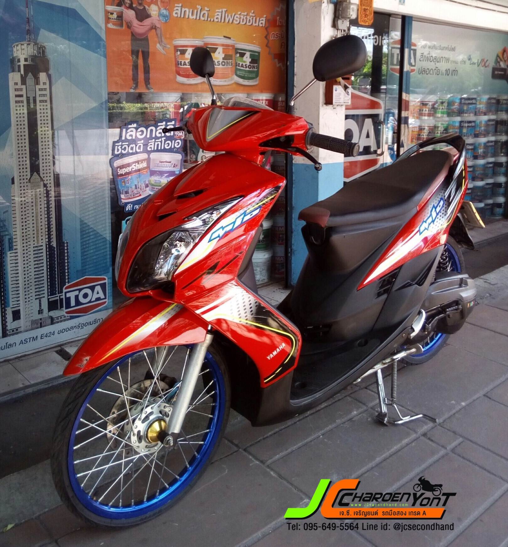 รถแนววัยรุ่นเทินร์มา YAMAHA MIO115 แต่งโฉม2ตา-สวิงอาร์ม จดทะเบียนปี51 รถสภาพครบๆ แอบแต่งทั้งภายนอกและภายใน เครื่องดีแน่นๆ สตาร์ทง่าย ชุดสีแท้งานโรงงานมีรอยบ้างตามรูปเลยค่ะ