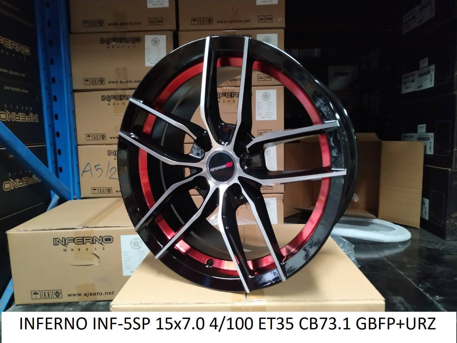 ล้อแม็กซ์ INFERNO INF-5SP ขอบ15นิ้ว ราคาพิเศษ