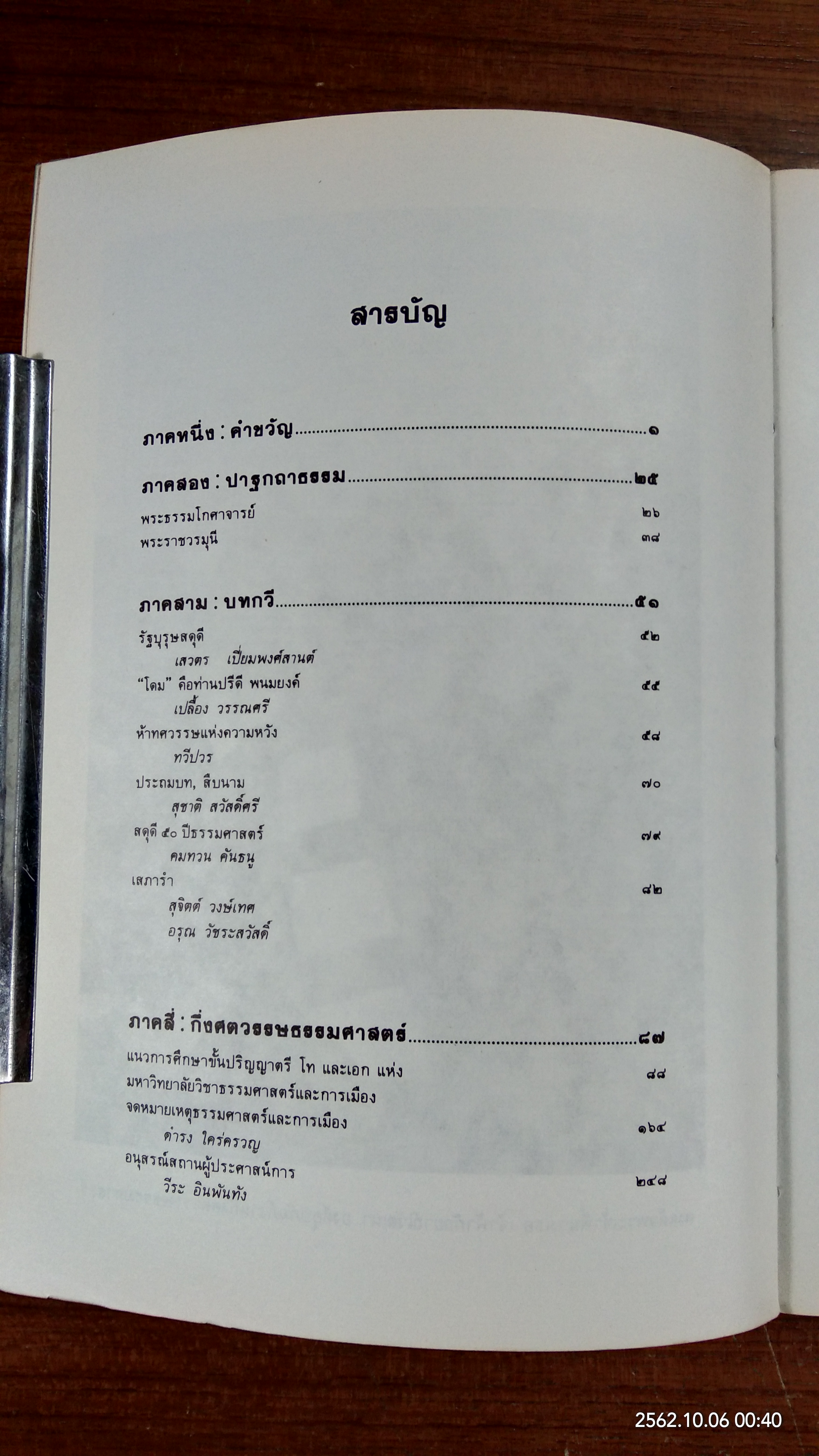 ธรรมศาสตร์ ๕๐ ปี กึ่งศตวรรษ ธรรมศาสตร์