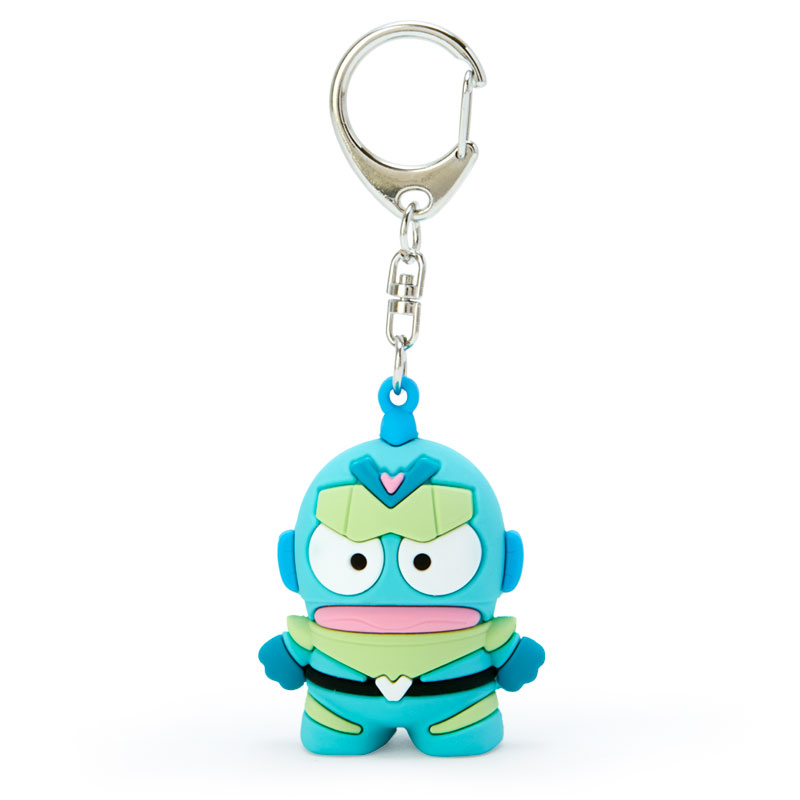 พวงกุญแจ Sanrio Hapidanbui Hero Collection แบบ Hangyodon เป็นตัวเล็ก ๆ ทำจาก PVC ขนาด 5.6 x 3.8 x 4.7 ซม.