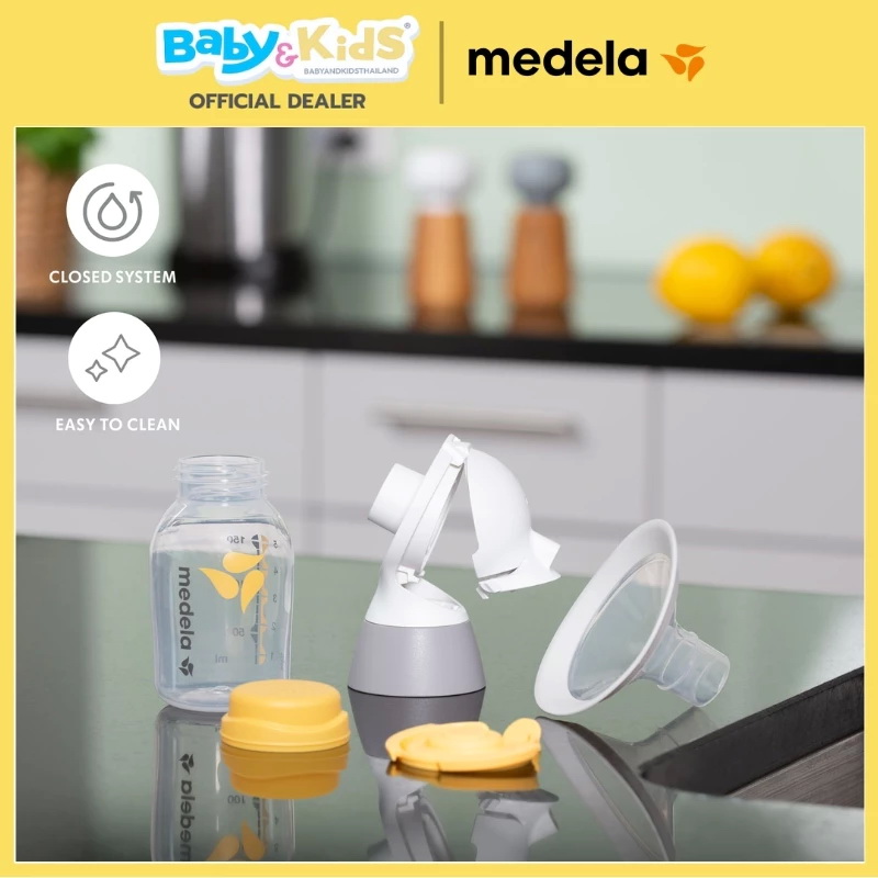 Medela เครื่องปั๊มนมมอเตอร์คู่ New Swing Maxi รุ่น FGMD101041627 ปั๊มนมไฟฟ้า ปั๊มนมคู่ ประกันศูนย์ไทย 1 ปี