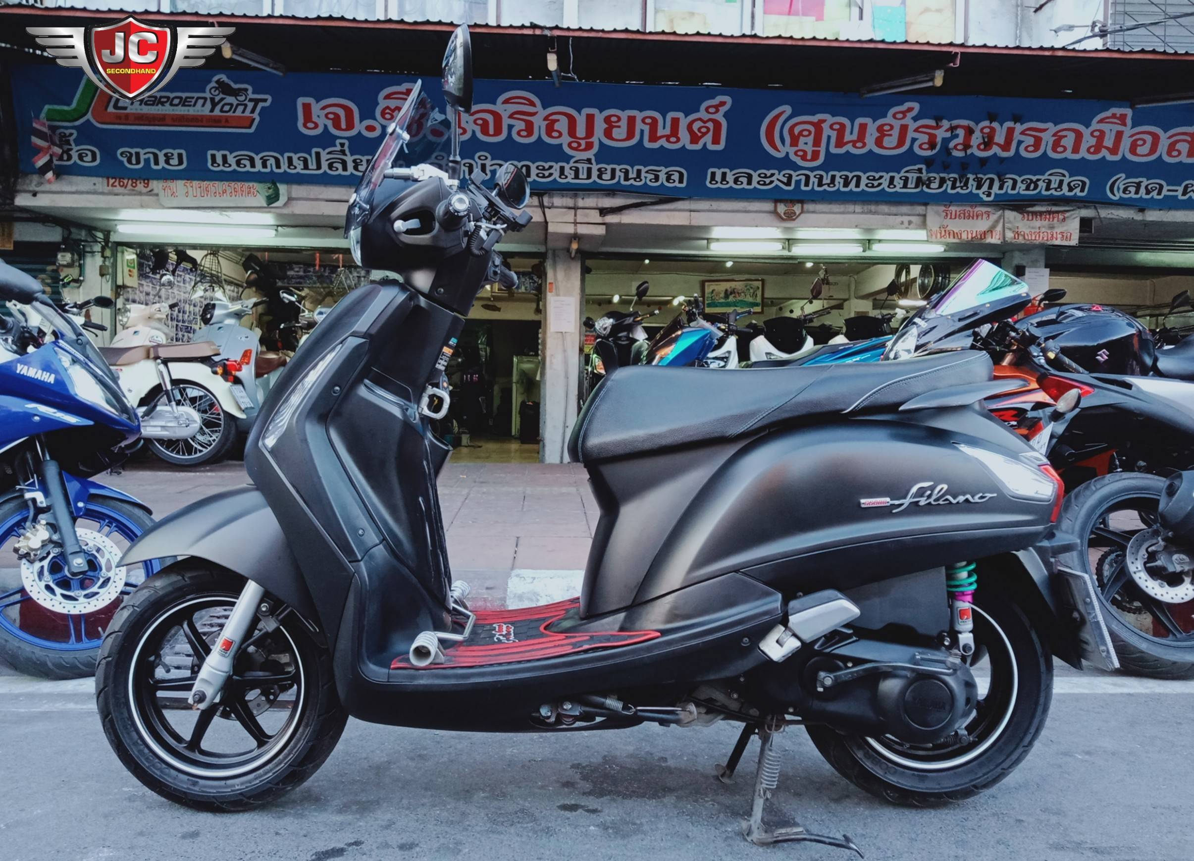 งานนี้งบน้อยมีเฮ !!GRAND FILANO จดทะเบียนปี60 รถบ้านแท้มือเดียวพร้อมของแต่ง เครื่องเดิมไม่เคยล้ม