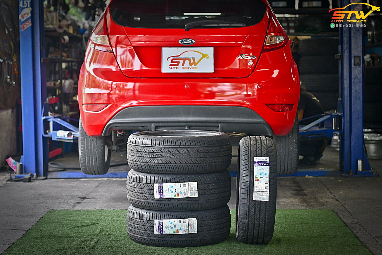 เปลี่ยนยาง FORD FIESTA LAUFENN S FIT AS 195/50R16 84H