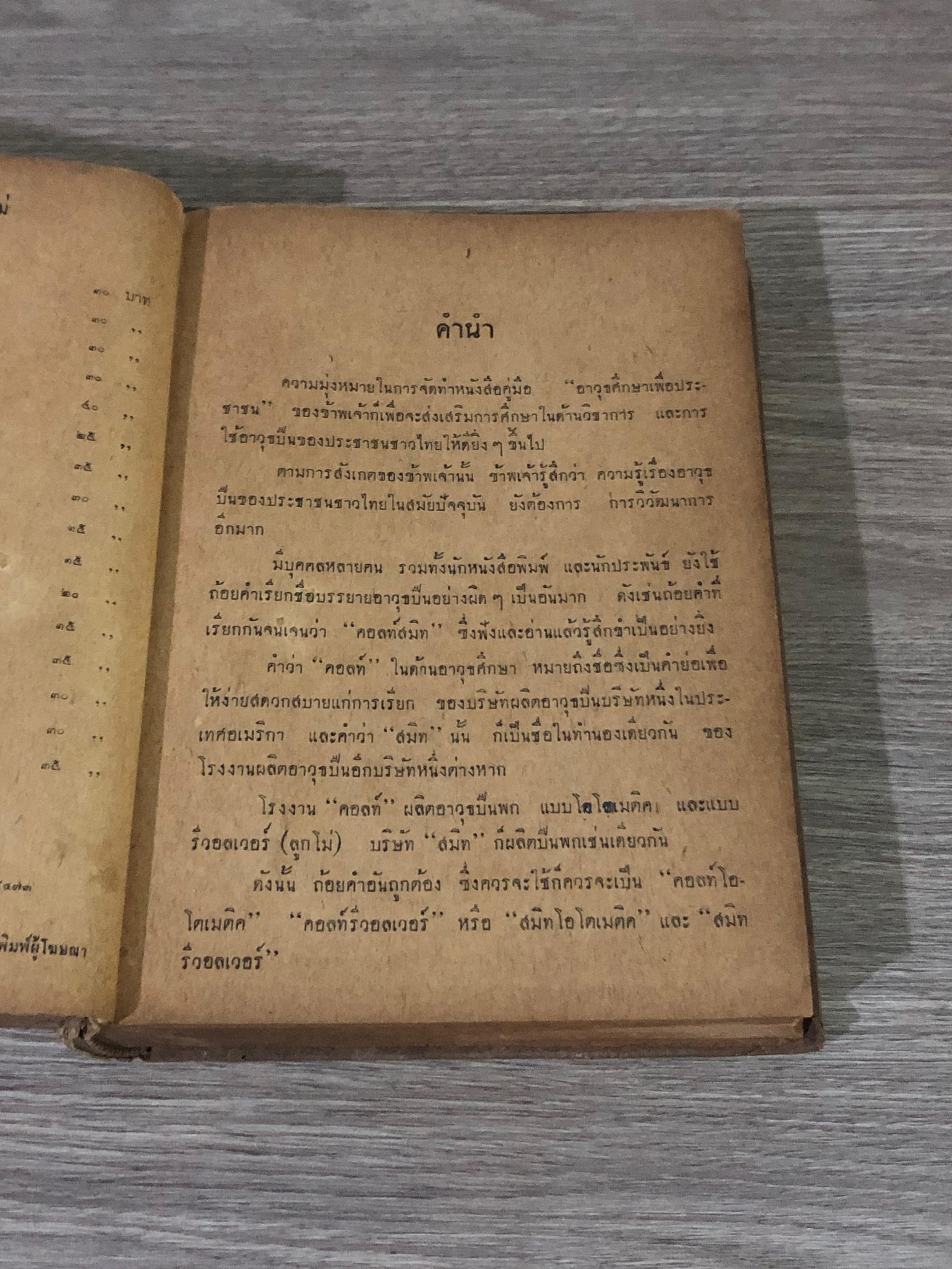 คู่มืออาวุธศึกษาเพื่อประชาชน / วิจิตต์ ศิริเธียร (ชำรุดมีซ่อมแซม)