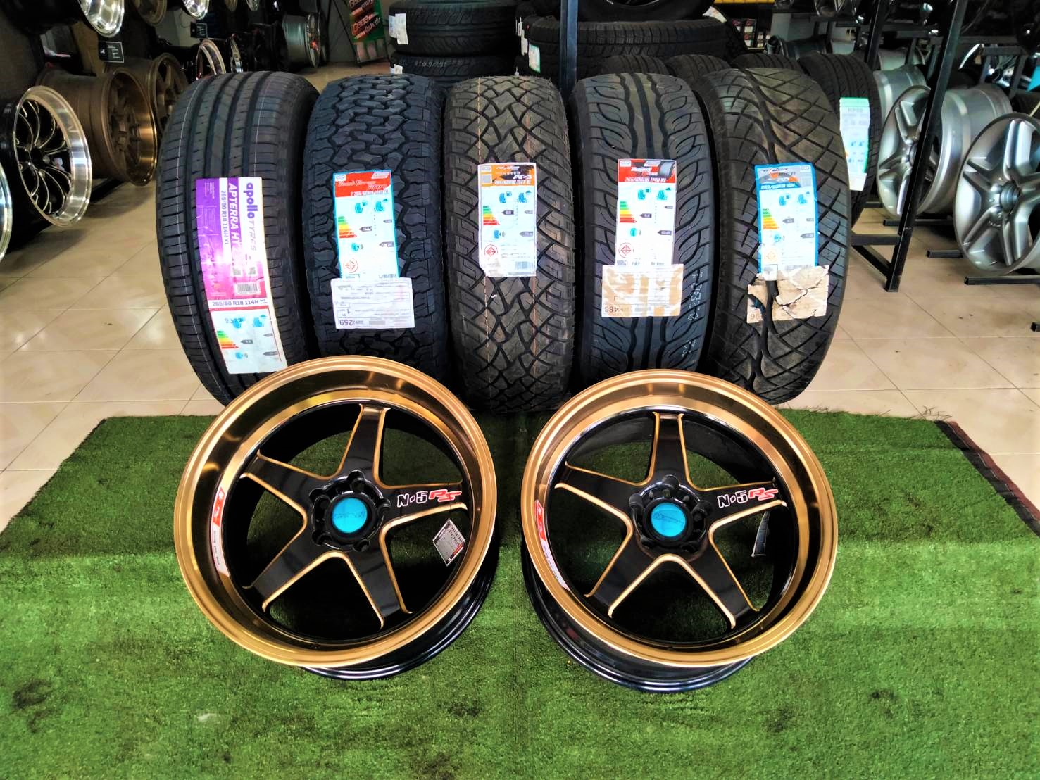 จัดโปรล้อแม็กProtectN N-5RS คู่ยาง255/50R18 " 265/60R18 ราคาพิเศษ