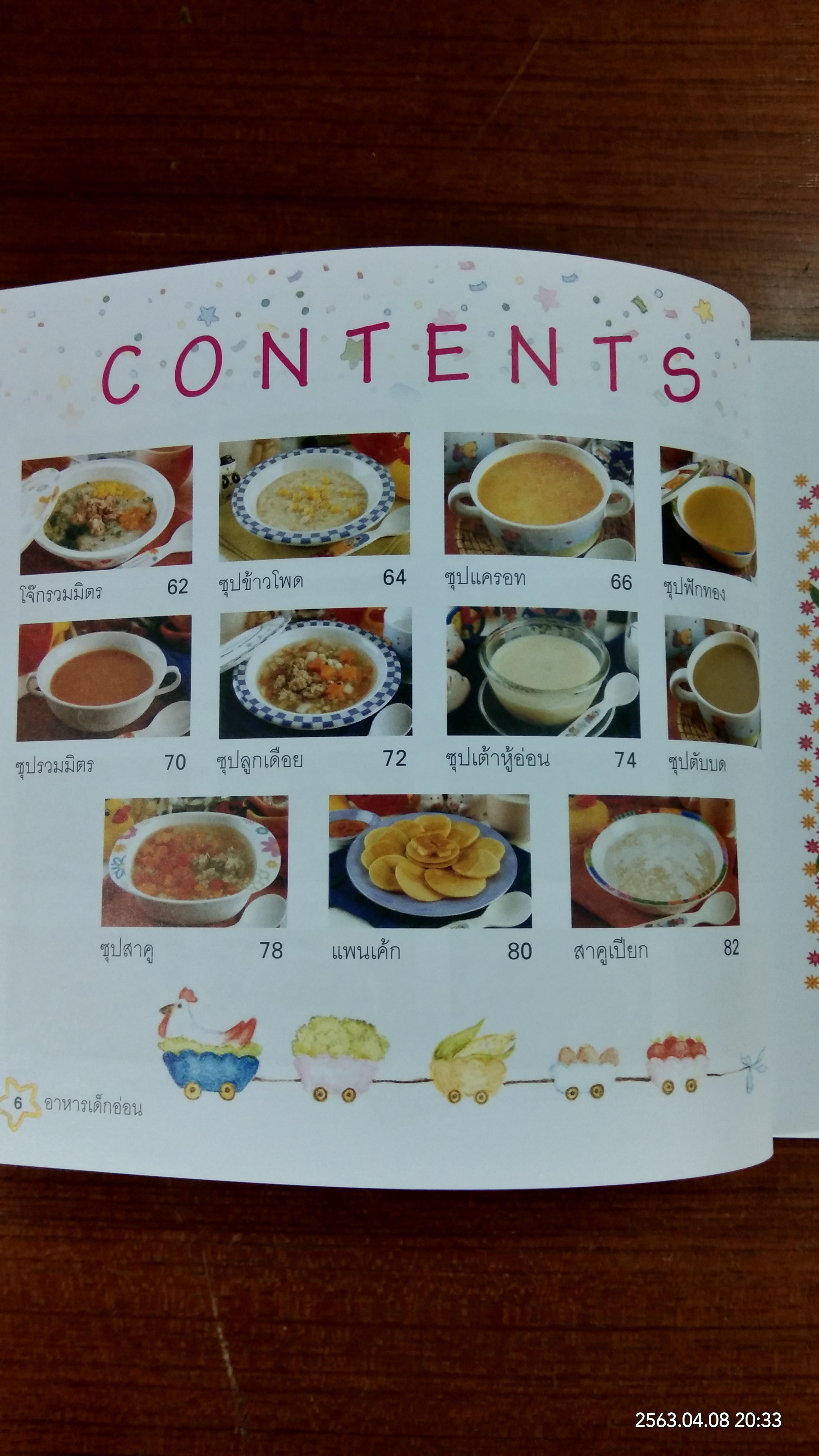 31 เมนู อาหารสำหรับเด็กอ่อน / เสาวภรณ์ วังวรรธนะ