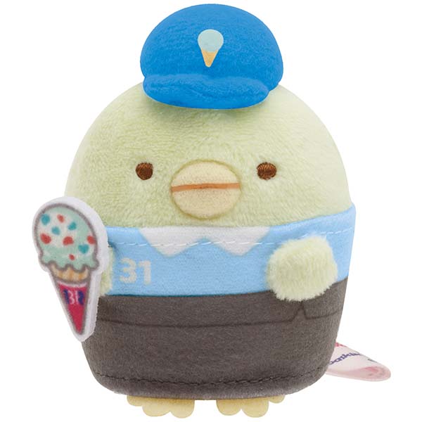 ตุ๊กตา Sumikko Gurashi 31 Ice Cream Series ไซส์ SS ตัวเล็ก แบบพนักงานร้านไอศกรีม ขนาด 7 x 5 x 4.5 ซม.มี 5 แบบให้เลือก