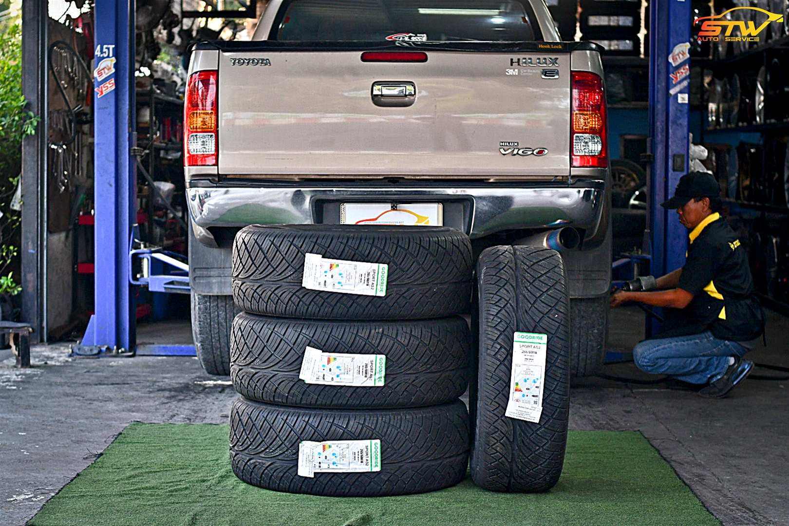 เปลี่ยนยาง TOYOTA PRERUNNER GOODRIDE SPORT AS2 265/60R18 114V