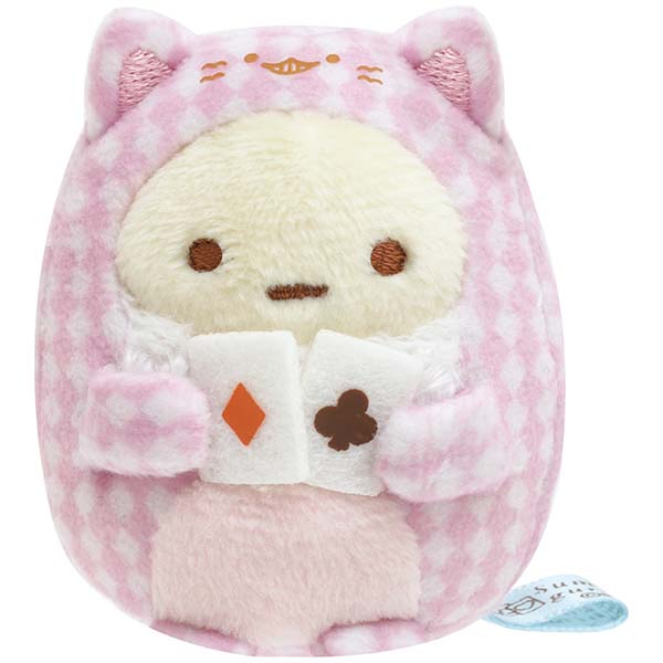 ตุ๊กตาตัวเล็ก Sumikko Gurashi - Sumikko in Wonderland ไซส์ ss แบบ Tapioca เป็น Cheshire Cat ขนาด 5.5 x 4.5 x 4.5 ซม.
