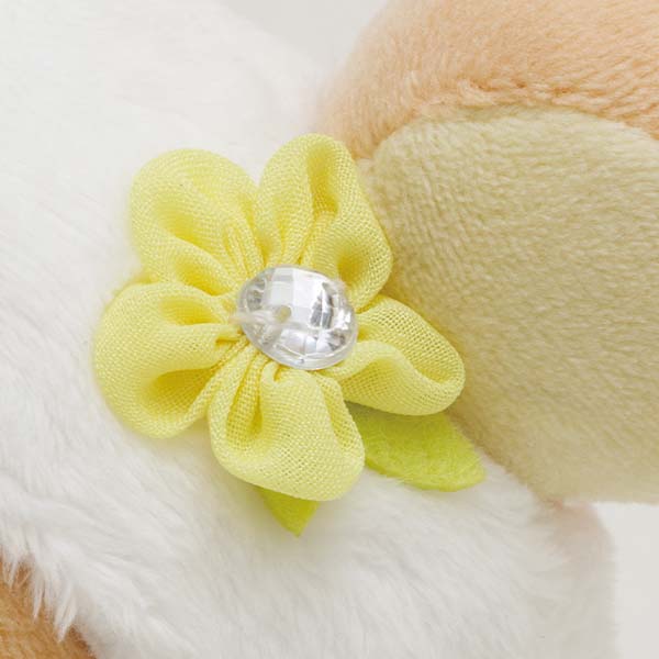 ตุ๊กตา Rilakkuma: Swan and Gold Flower แบบ Rilakkuma ขนาด 18 x 15 x 11 ซม.