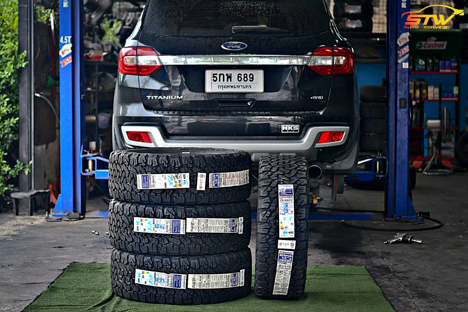 ยาง BF GOODRICH All-Terrain TA KO2 275/55R20 115/112S ติดตั้งใส่ FORD EVEREST