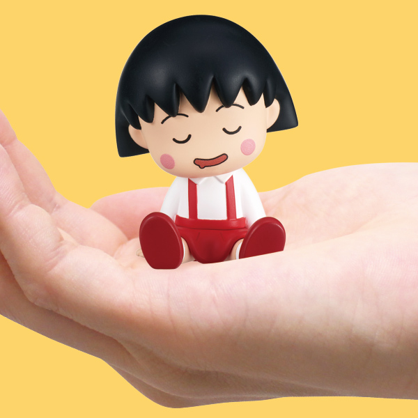 โมเดล Katazun Fig. Chibi Maruko Chan เป็นแบบนั่งหลับ ตัวใหญ่ ตั้งได้ ขนาด 5 ซม. มี 3 แบบให้เลือก