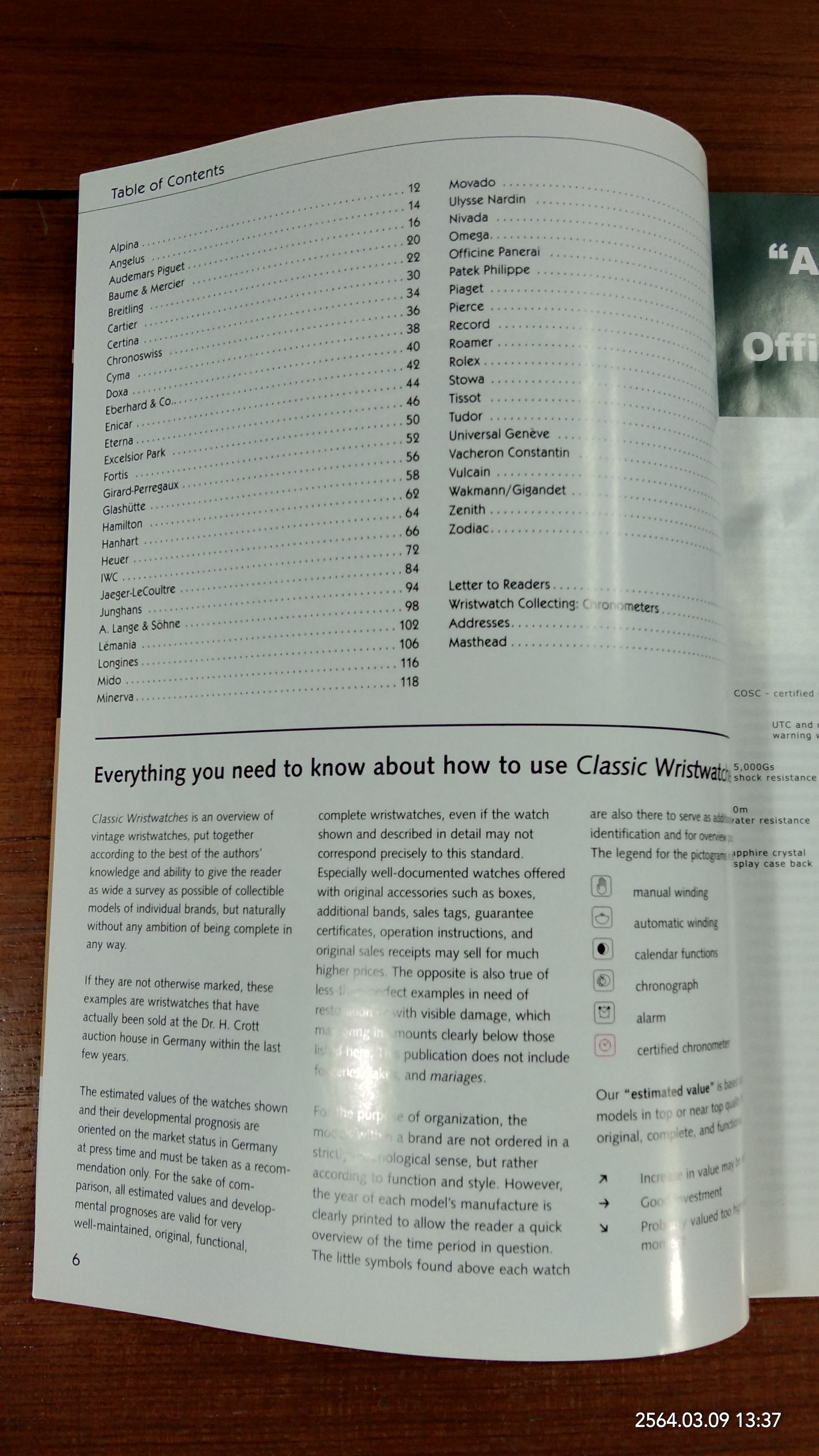 CLASSIC WRISTWATCHES 2011-2012