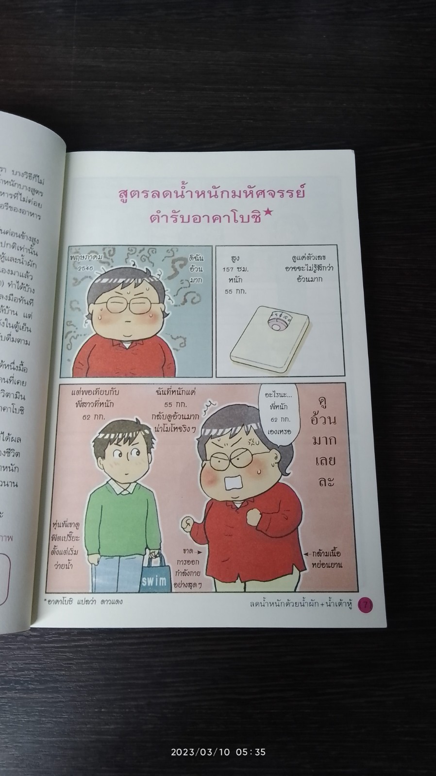 ลดน้ำหนักด้วย น้ำผัก + น้ำเต้าหู้ / ทามิโกะ อาคาโบชิ