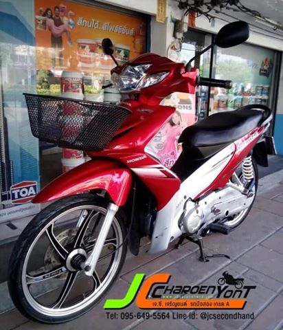 รถยอดฮิต HONDA WAVE 110I (สตาร์ทมือ) ปี 52 เครื่องดีเงียบๆ สตาร์ทติดง่าย ไม่ดัง ควันไม่ไหล ชุดสีเดิมแท้ทั้งคัน