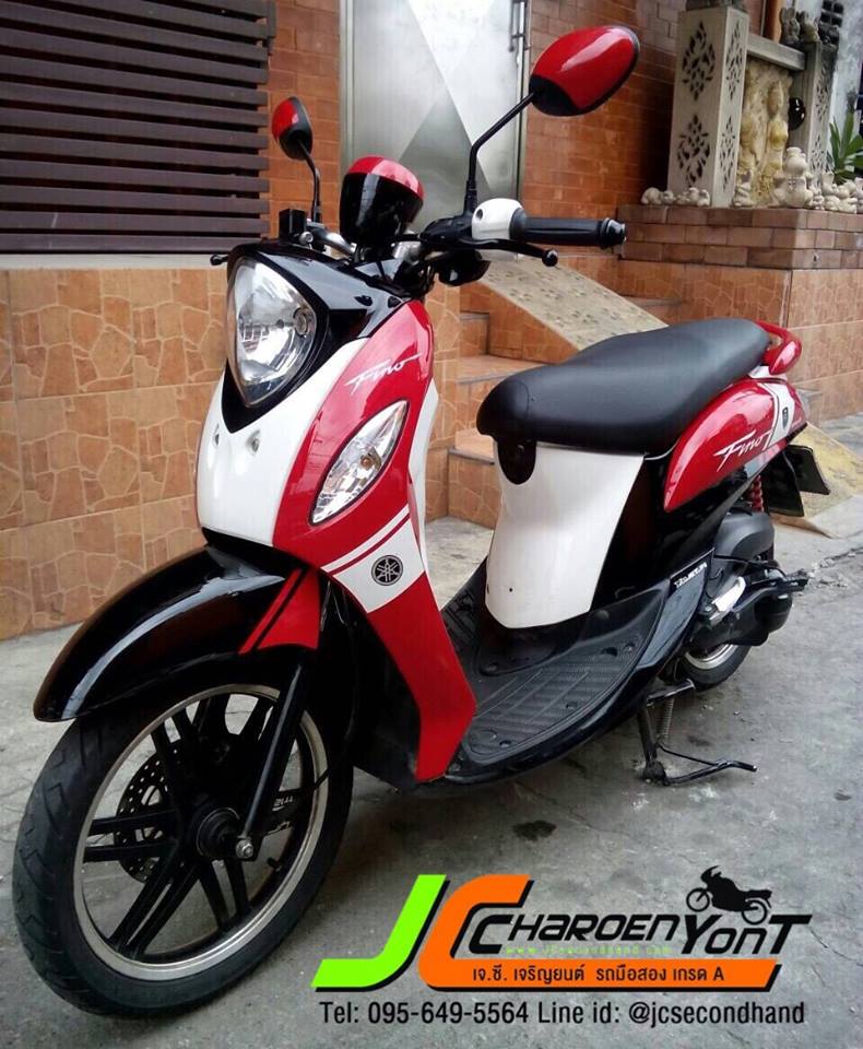 yamaha Fino Fi ปี56 (หัวฉีด) เครื่องดีเดิมๆ ชุดสีสวยแท้ทั้งคันจากศูนย์