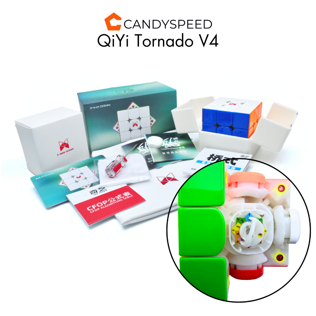 QiYi X-Man Tornado V4 M รูบิค Cube 3x3 | by CANDYspeed