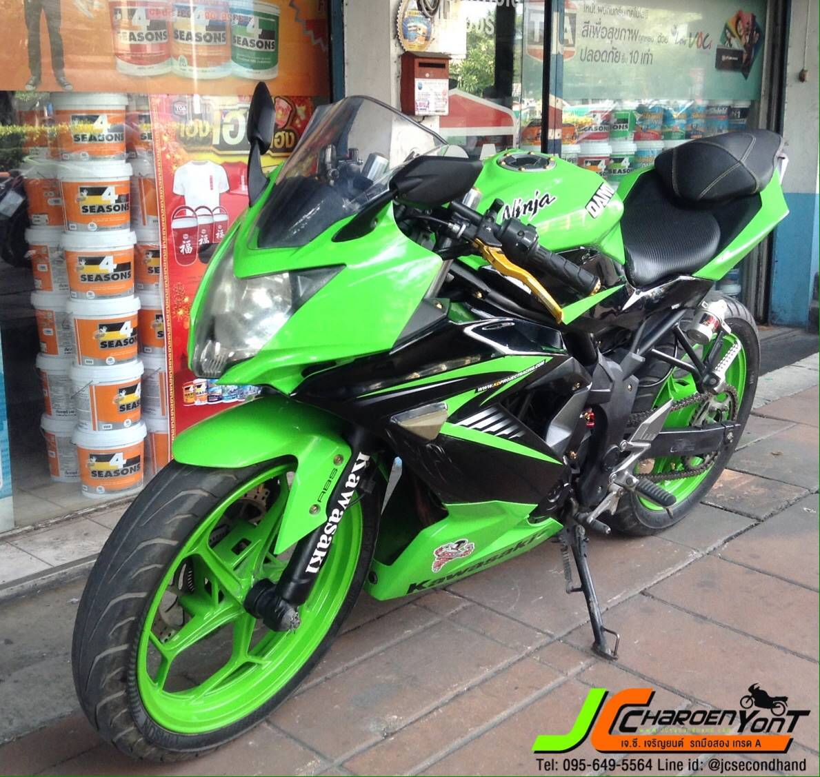 "BIGBIKE ราคาเบ๊าเบา" Ninja250SL จดทะเบียนปลายปี58 รถบ้านแท้มือเดียว