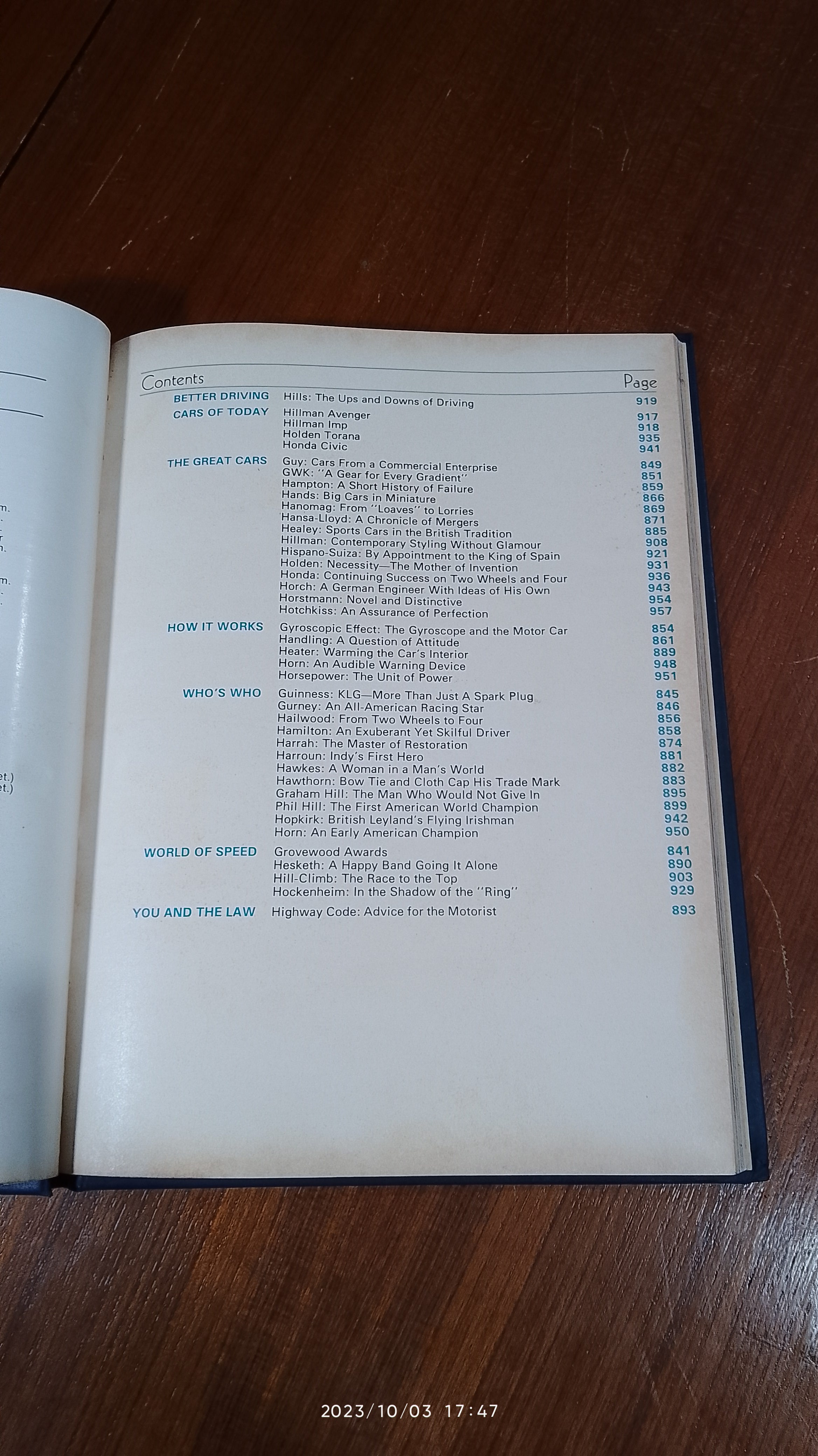 The World of Automobiles - An Illustrated Encyclopedia of the Motor Car : Volume 8
