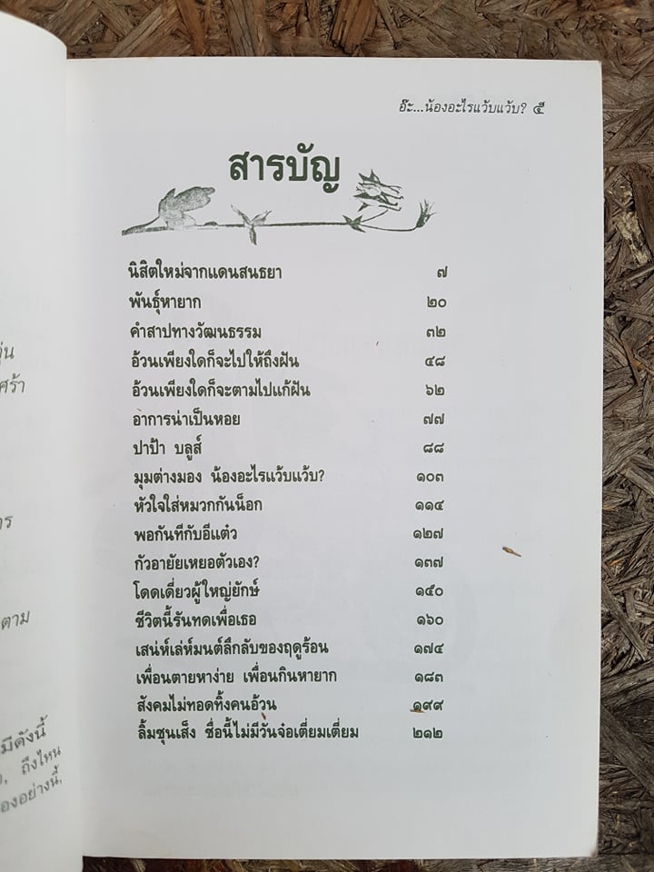 อ๊ะ...น้องอะไรแว้บแว้บ? / ดำรงค์ อารีกุล