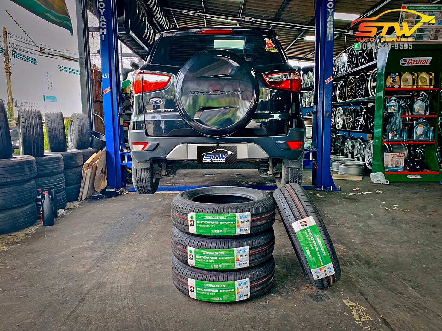 ยางใหม่ BRIDGESTONE EP300 195/65R15 91V