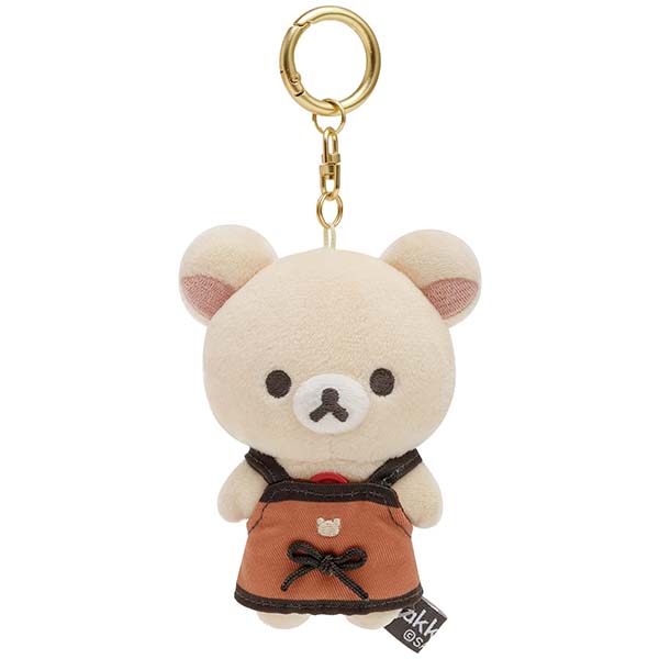 พวงกุญแจตุ๊กตา BASIC RILAKKUMA HOME CAFE แบบ Korilakkuma ขนาด 10.5 x 8 x 4.5 ซม.