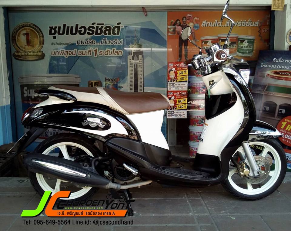 YAMAHA FINO Premium !! รถจดทะเบียนปี 54 รถเครื่องเดิม เครื่องแน่น ไม่เคยแกะ ชุดสีสวยแท้ทั้งคัน แทบไม่มีตำหนิ