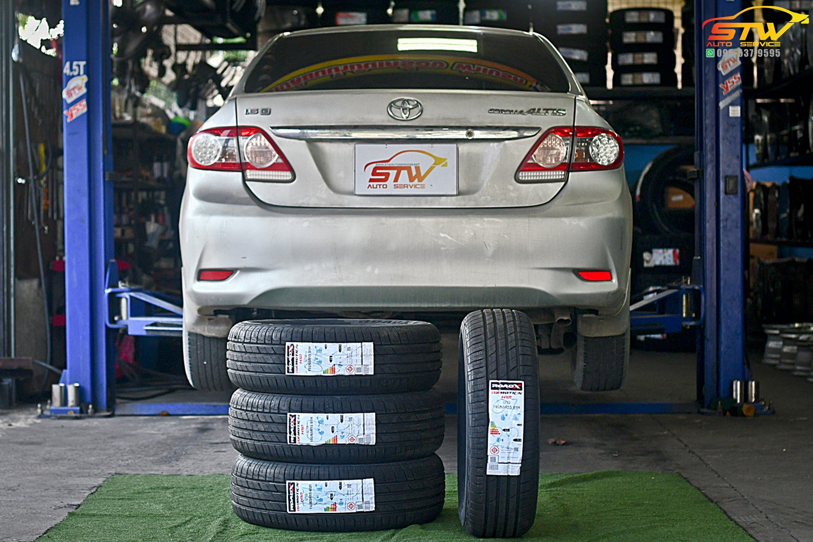 เปลี่ยนยาง TOYOTA ALTIS ROADX H12 195/65R15 91H