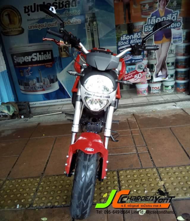 GPX DEMON 125 จดทะเบียนกลางปี 59 รถเพิ่งออกมา 6 เดือนเท่านั้น เครื่องดีเดิมๆ เงียบๆเลย วิ่งมา9พันโลแท้ ขับขี่นิ่ม อัตราเร่งดี ชุดสีสวยแท้ทั้งคัน