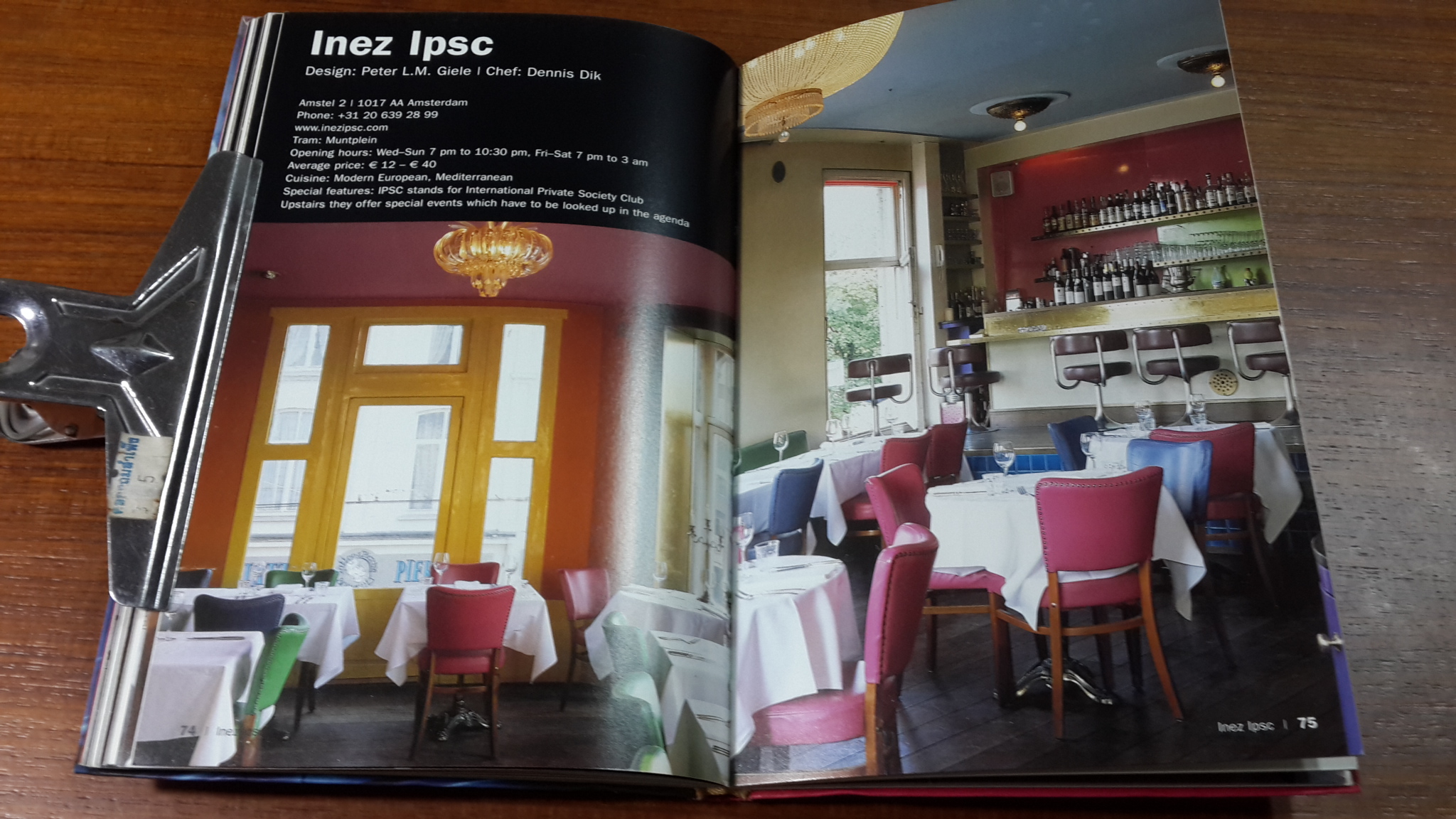 Cool Restaurants Amsterdam / teNeues