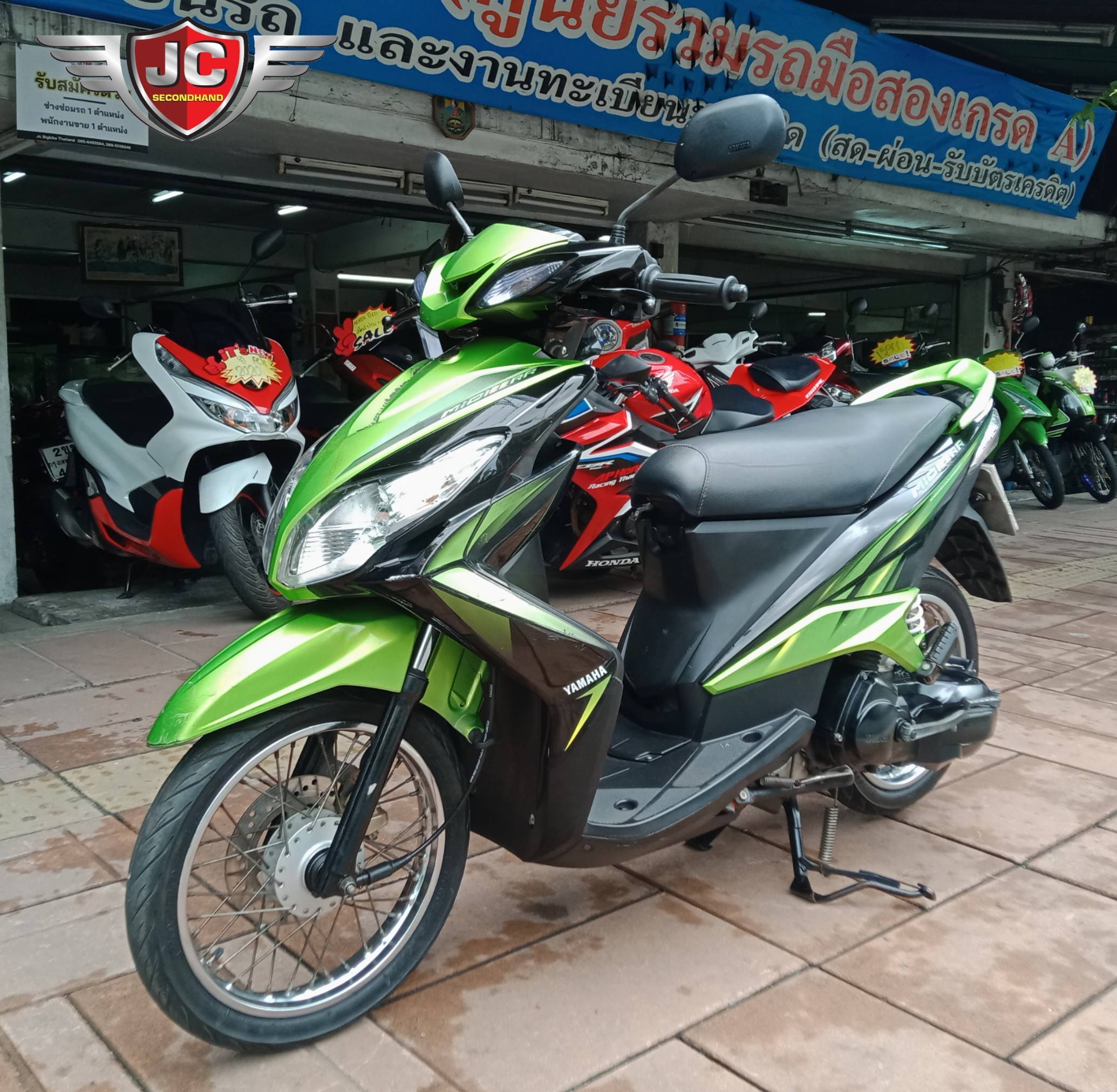 "รถบ้านมือเดียวแท้" Yamaha Mio125RR จดทะเบียนปลายปี54 สภาพเดิมจัด สวนเดิมเครื่องดีไม่แกะ ชุดสีแท้ติดรถทั้งคัน มีรอยตามการใช้งาน วิ่งดี