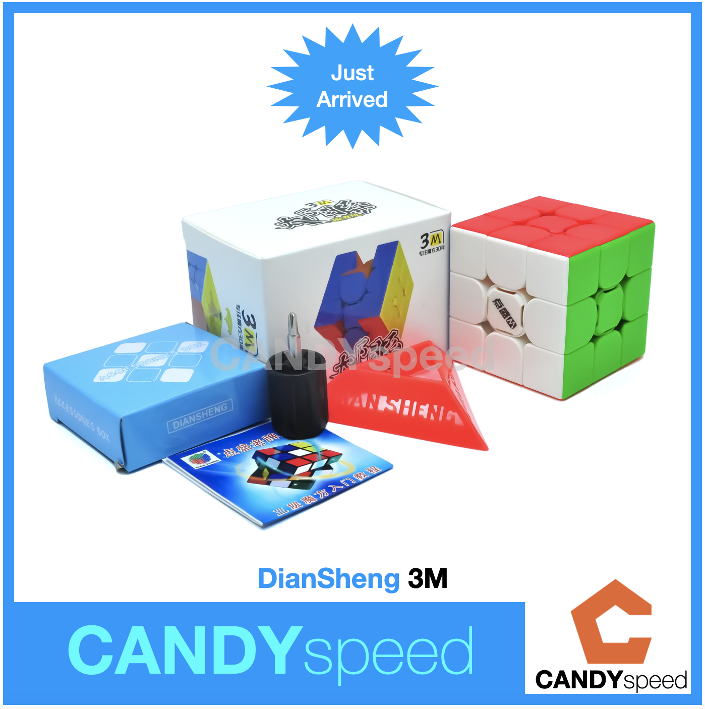 Rubik Cube รูบิค มีแม่เหล็ก DianSheng M | by CANDYspeed