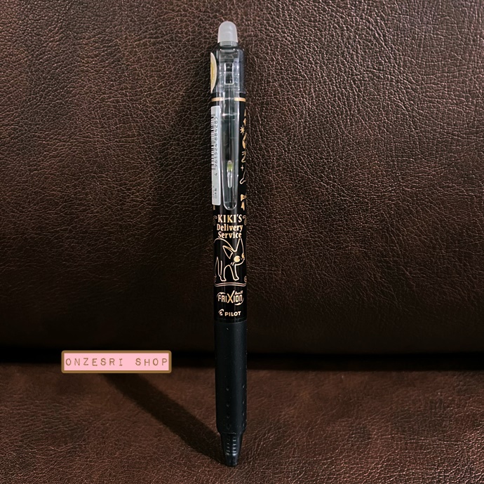 ปากกาลบได้ Pilot Frixion จาก Studio Ghibli Japan หัว 0.5 ลายแมว Jiji จากเรื่อง Kiki's Delivery Service หมึกสีดำ