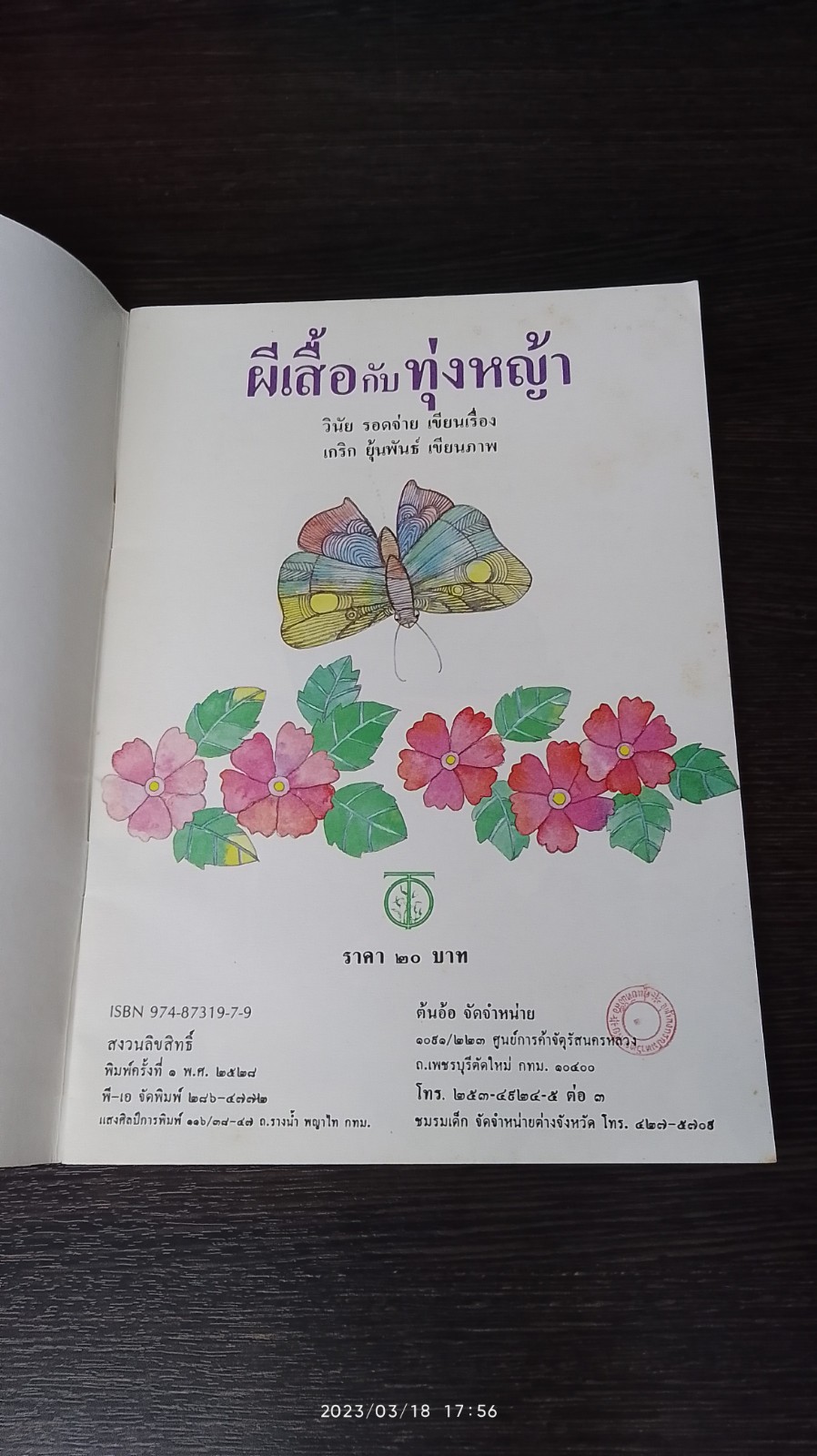 ผีเสื้อกับทุ่งหญ้า