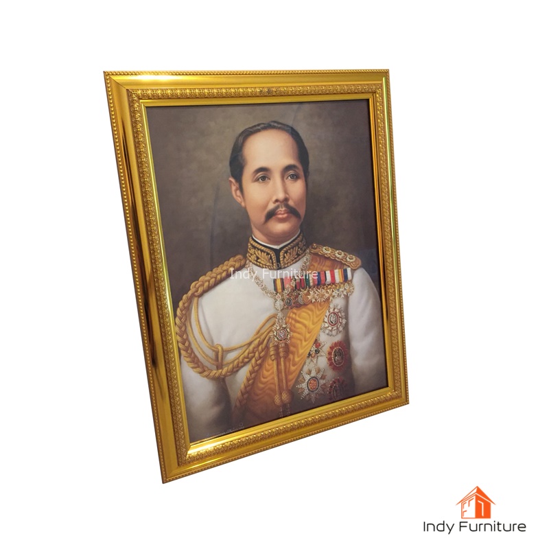 กรอบรูป พระบรมฉายาสาทิสลักษณ์ รัชกาลที่ 5 ขนาด 46x59 ซม. (9484)