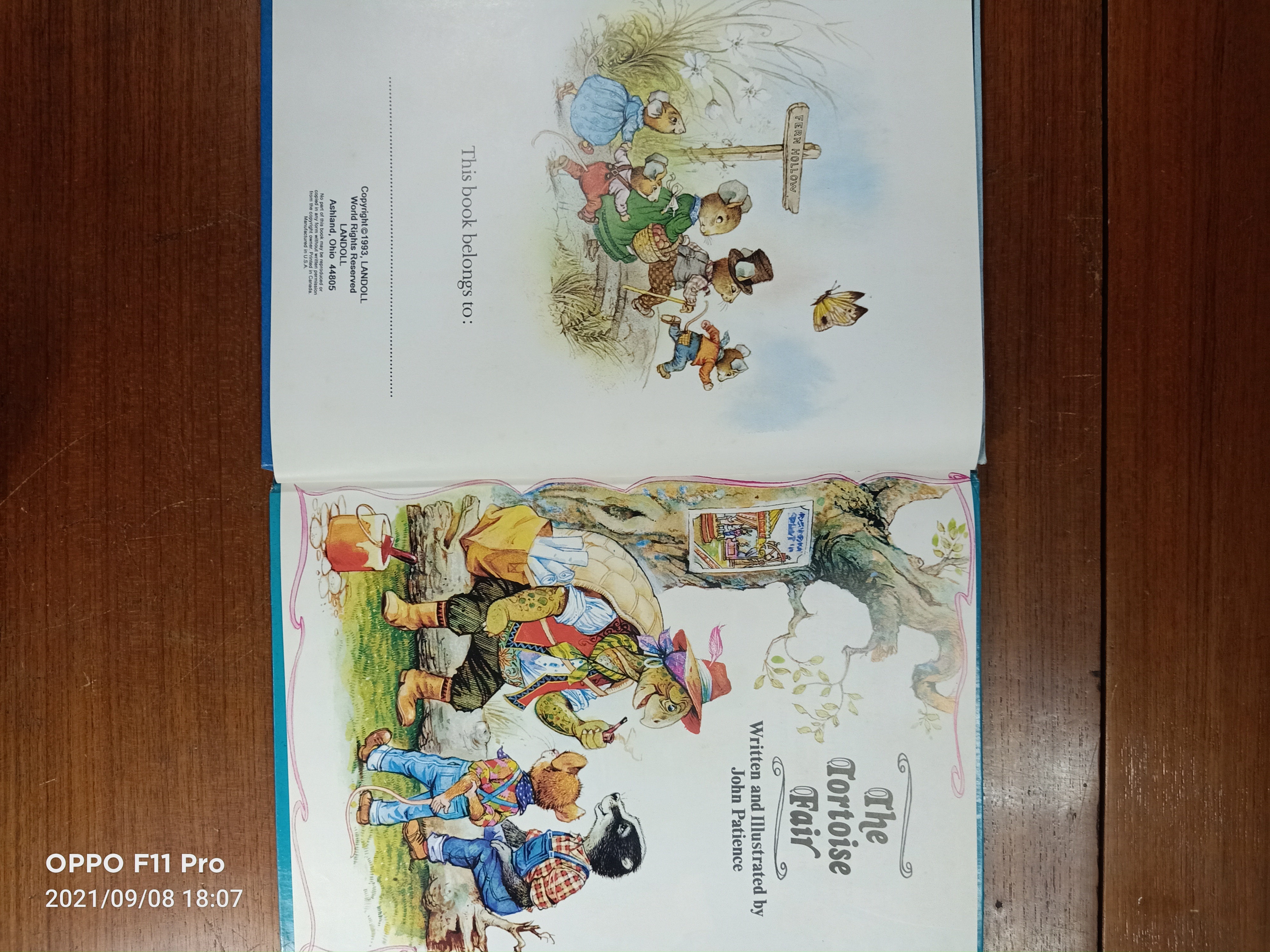The Tortoise Fair(หนังสือมีรอยตามรูปภาพที่ถ่าย) / John Patience