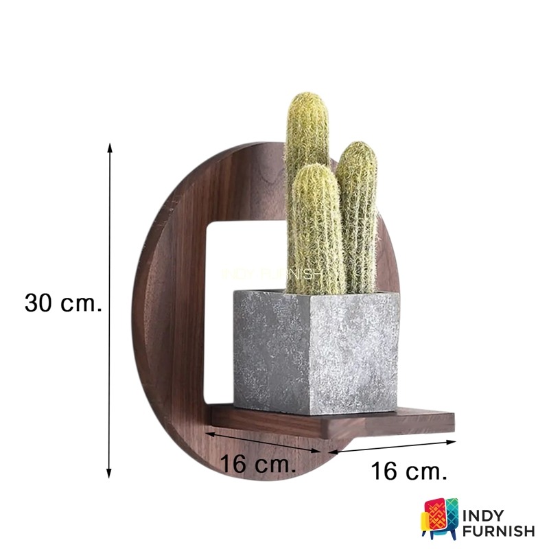 ชั้นวางต้นไม้ หิ้งพระ วางของ รุ่น Sata ไม้ยางพารา ( ราคา/1ชิ้น)