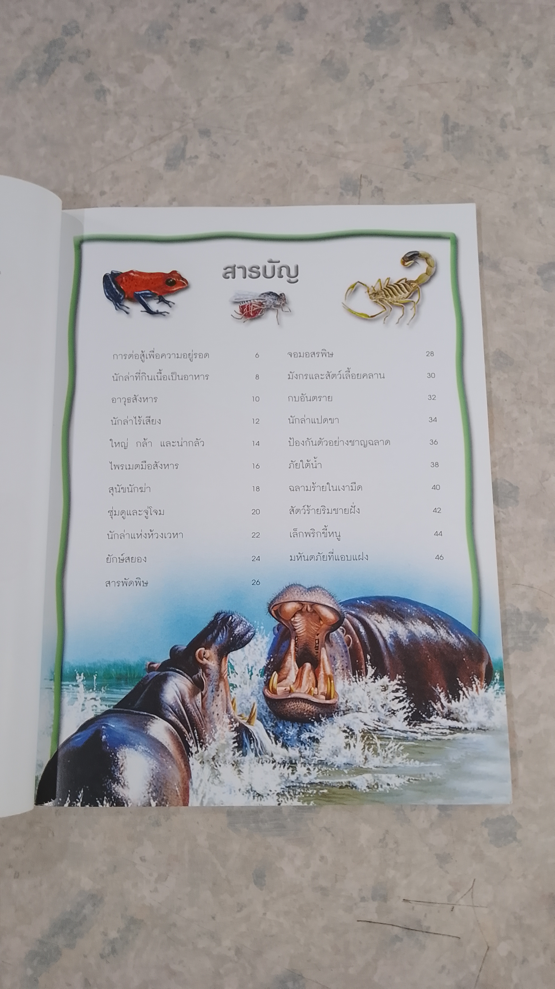 100 เรื่องน่ารู้เกี่ยวกับ สัตว์อันตราย (มีรอยขีดเขียนด้านใน)