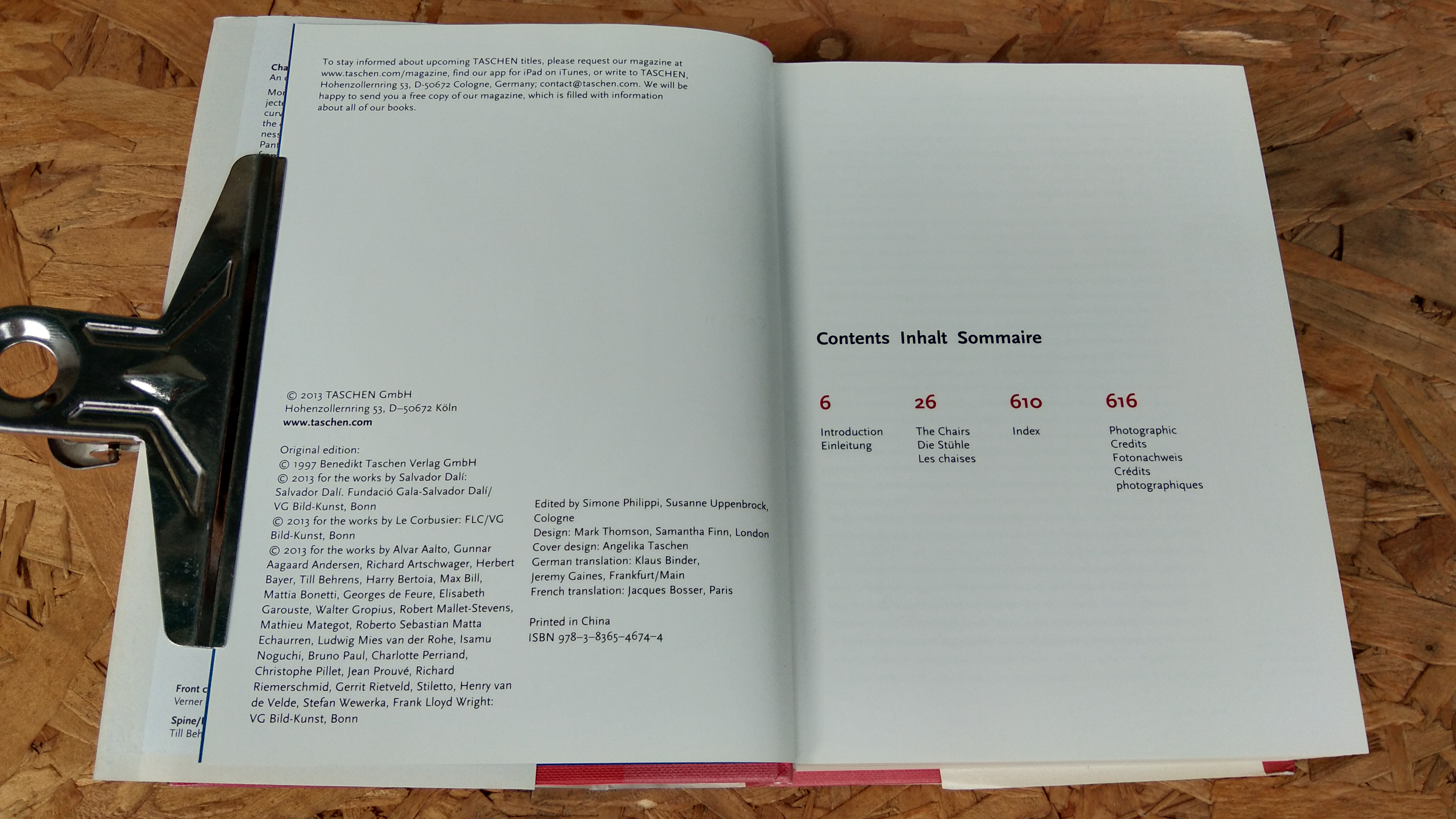 1000 chairs : Taschen