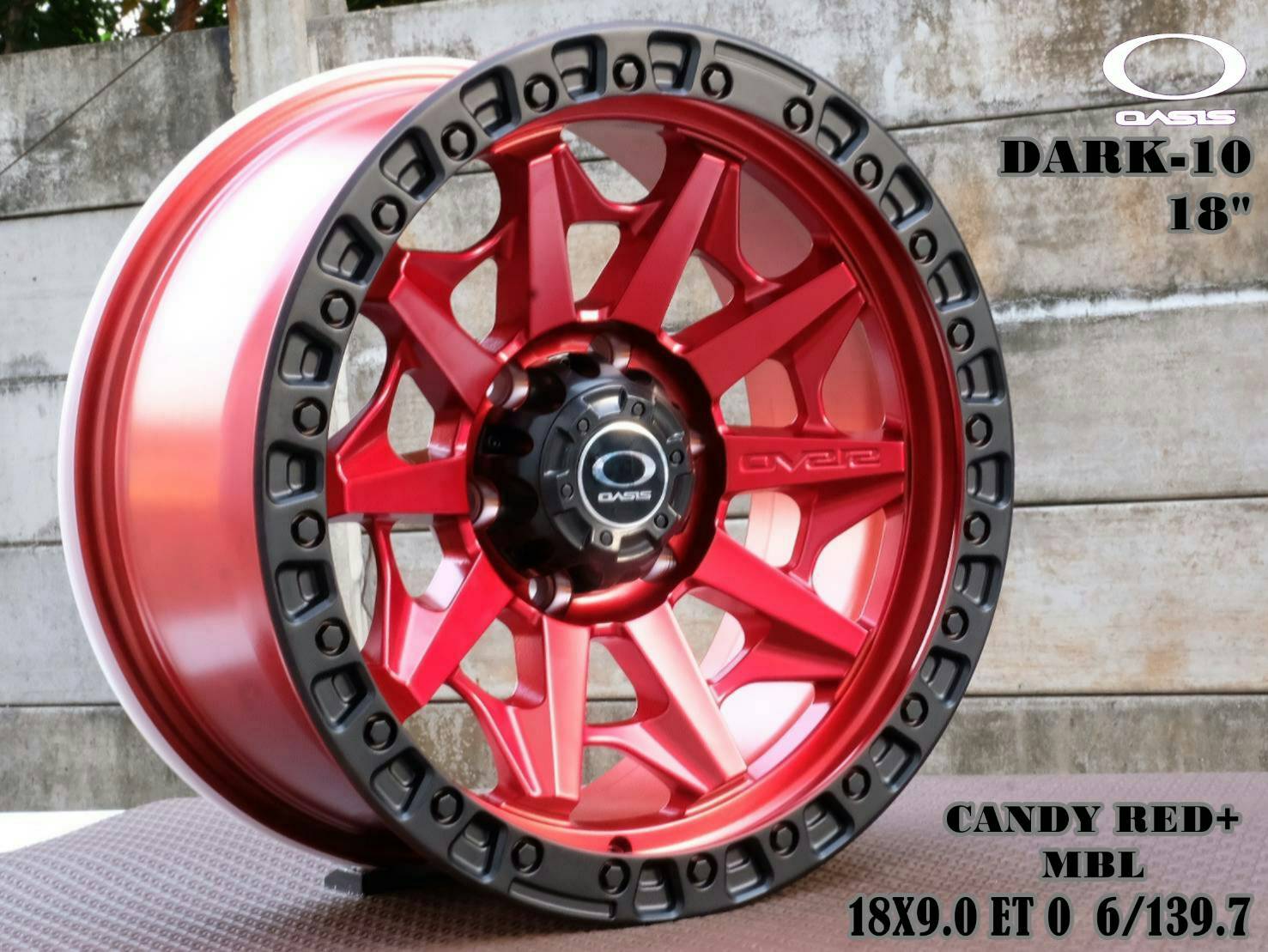 ล้อออฟโรด OASIS DARK-10 ขอบ18นิ้ว ราคาถูก