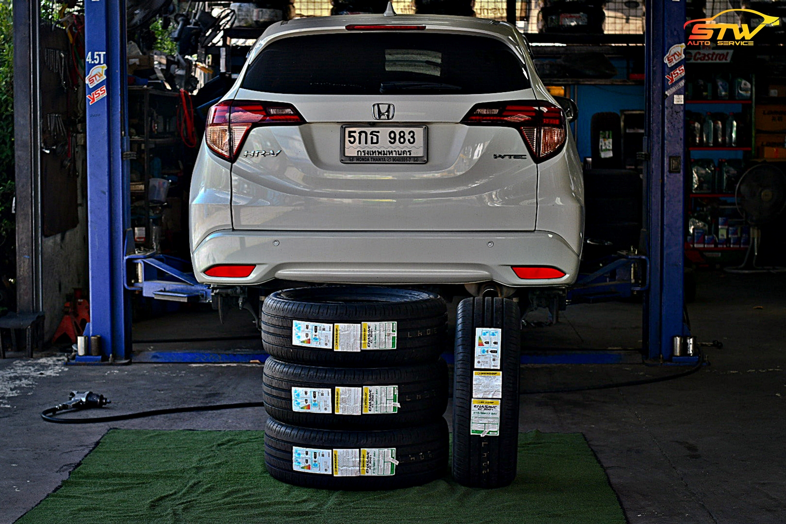 ยาง DUNLOP ENASAVE EC300+ 215/55R17 94V ติดตั้งใส่ HONDA HR-V