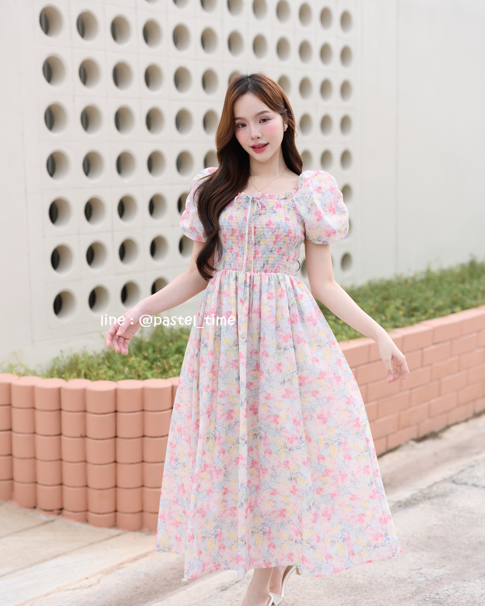 Fiore Smock Midi Dress