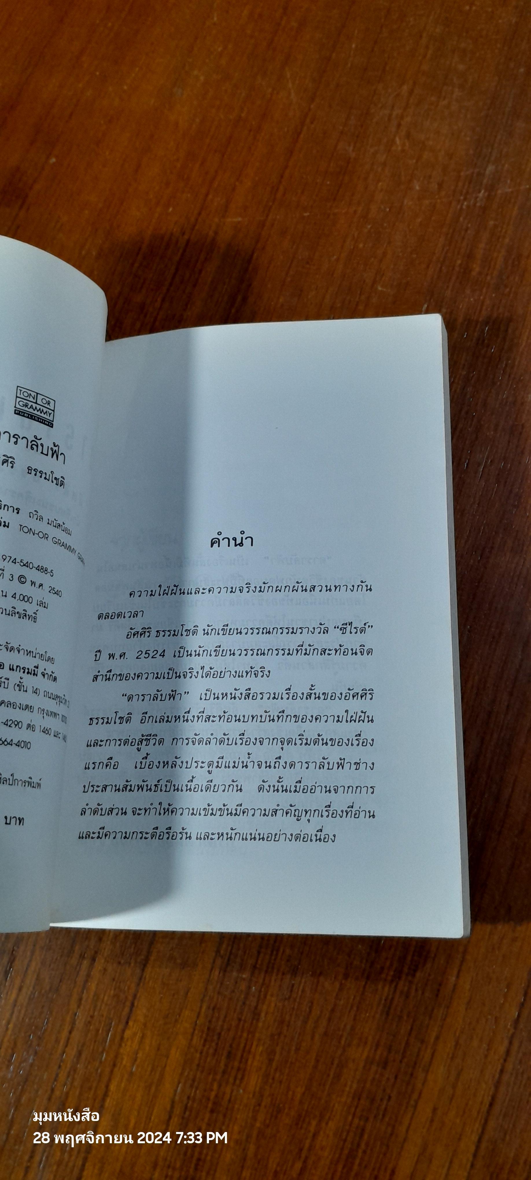 ดาราลับฟ้า / อัศศิริ ธรรมโชติ