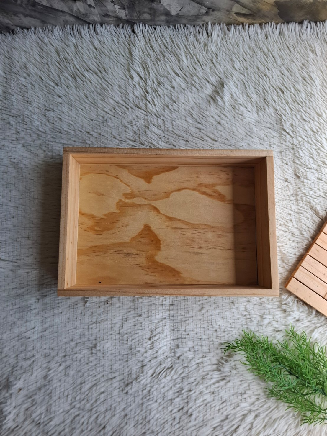 ถาดไม้ใส่อาหาร