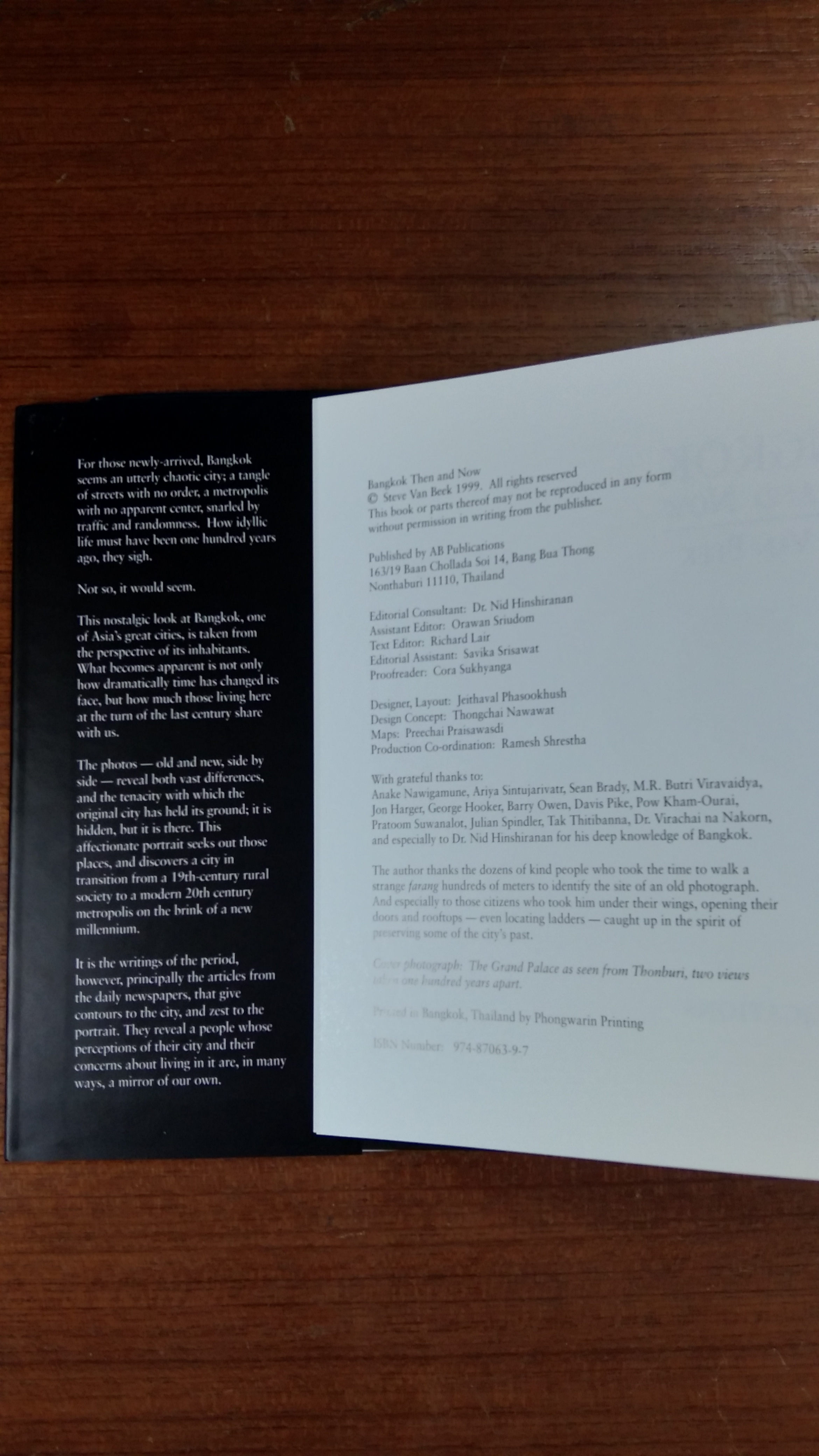 BANGKOK THEN AND NOW / STEVE VAN BEEK