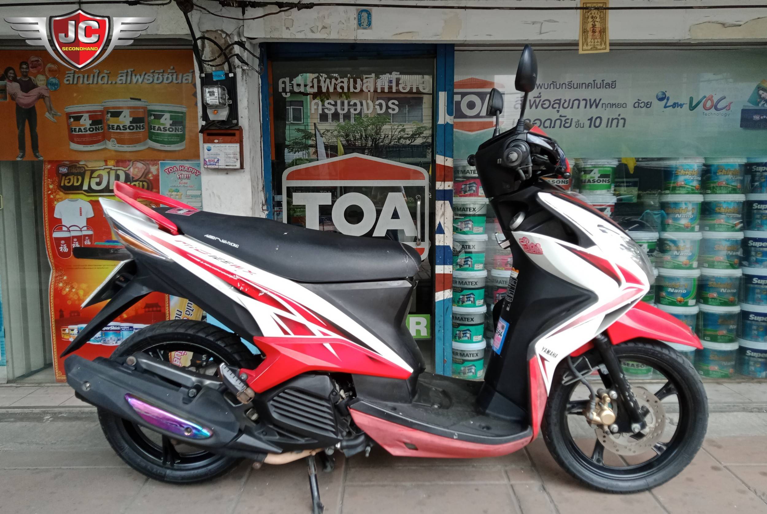 "รถบ้านเดิมๆเทินร์มา" YAMAHA MIO125 จดทะเบียนปลายปี53 สภาพเดิมเครื่องดีสตาร์ททีเดียวติด ล้อแม็กแท้ตรงรุ่น ชุดสีแท้ทั้งคันมีรอยตามการใช้งานค่ะ